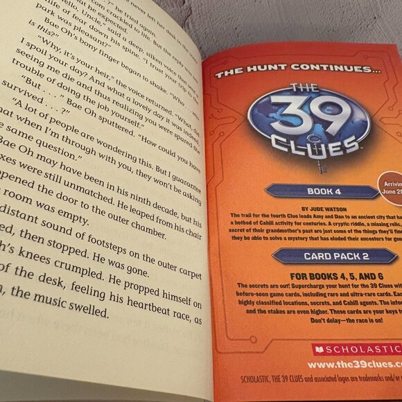 5 for $15 📕The 39 Clues The Sword Thief Book Three Scholastic (SKU: 325MI) - Picture 5 of 6